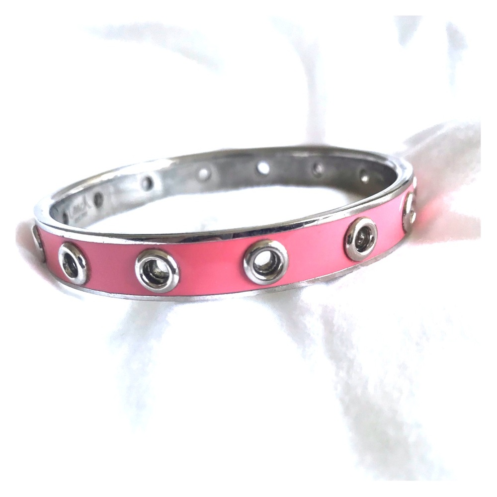 Pink Coach Bangle